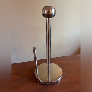 William Sonoma stainless steel paper towel roll holder